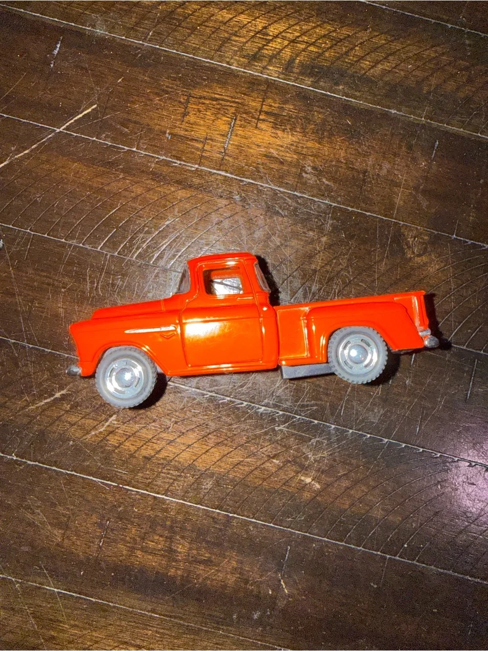 Classic 1955 Chevy sidestep Toy Pickup Truck - Red Durable Play Vehicle